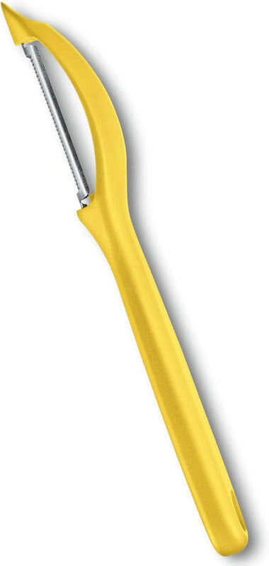 VICTORINOX Universal Swivel Peeler – Dual-Edged Serrated Blade for Fruits & Vegetables – Swiss Made – Limited Edition Cool Grey