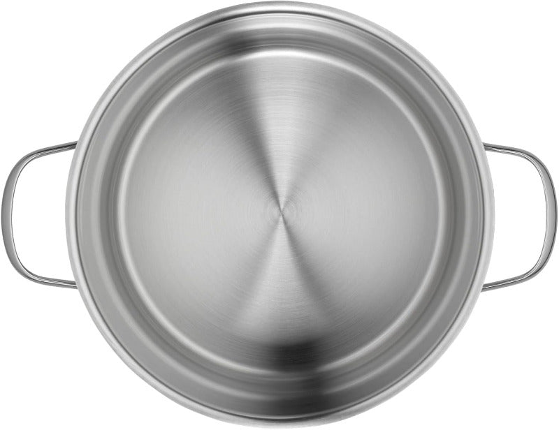 WMF Provence Plus Stockpot – 24 cm, 8.8L Induction & Oven Safe with Glass Lid