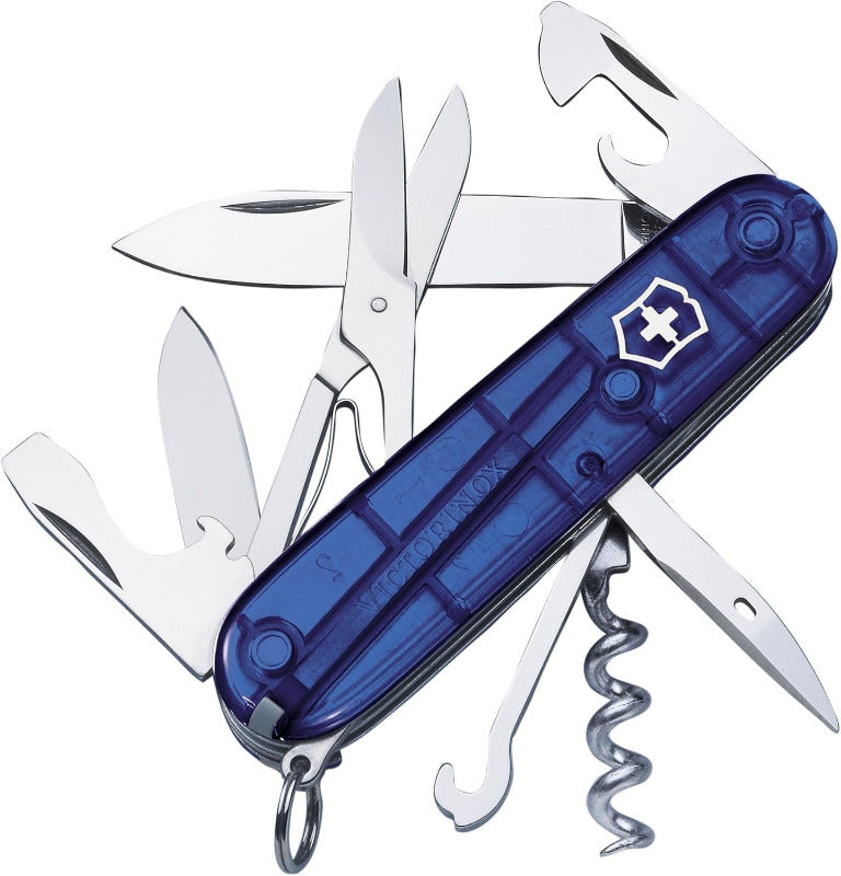 Victorinox Climber Swiss Army Knife – 14-in-1 Multitool Pocket Knife