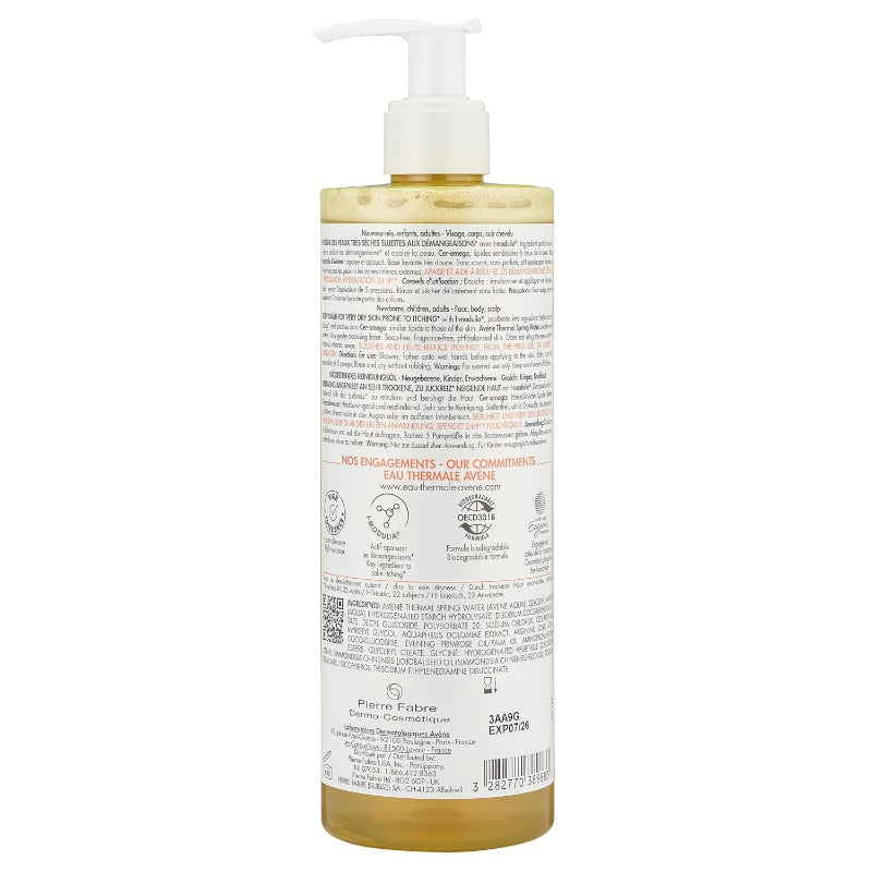 Avène Xeracalm A.D. Lipid Replenishing Cleansing Oil Ml, 400 Ml