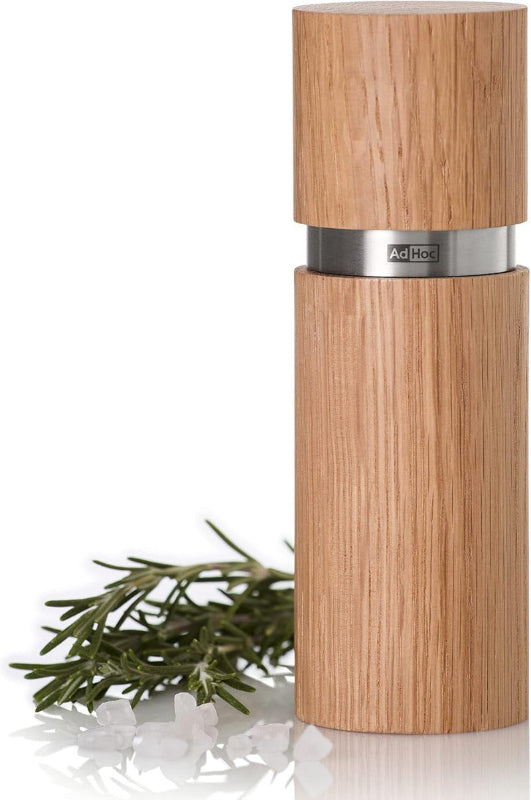 ADHOC MP411 TEXTURA Mill – Salt or Pepper Grinder Oiled Oak & Stainless Steel