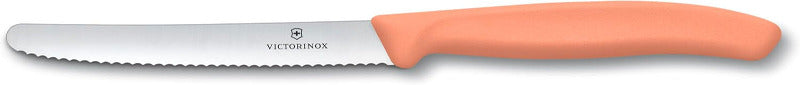 VICTORINOX Swiss Classic Breakfast Knife Set – 4-Piece Colorful Serrated Bread & Fruit Knives (11 cm)