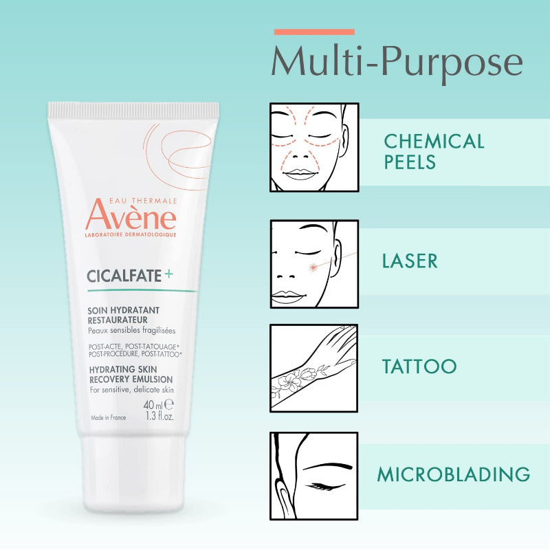 AVENE Eau Thermale Cicalfate+ Hydrating Skin Recovery Emulsion – 38.4 ml