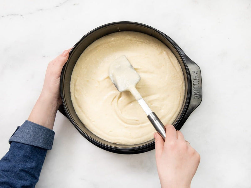 ZWILLING Pro Dough Scraper 28 cm – Stainless Steel & Food-Safe Silicone, Ergonomic Handle, Heat-Resistant