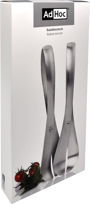 ADHOC SG10 Curve Salad Servers – 2-Piece Set | Stainless Steel
