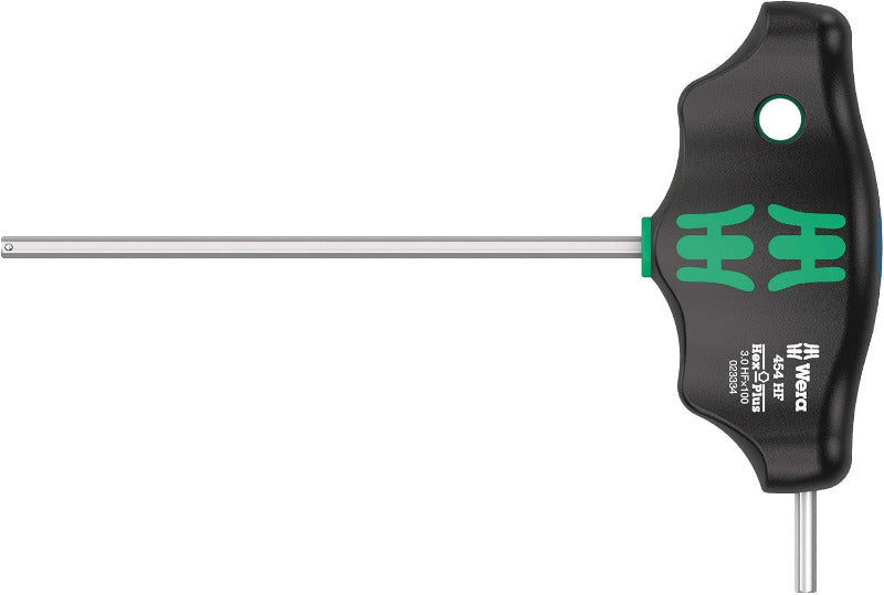 Wera 05023453001 454/7 HF Set 2, Quergriff-Schraubendreher-Satz, 7-Teilig Schwarz Hex-Plus - Metrisch
