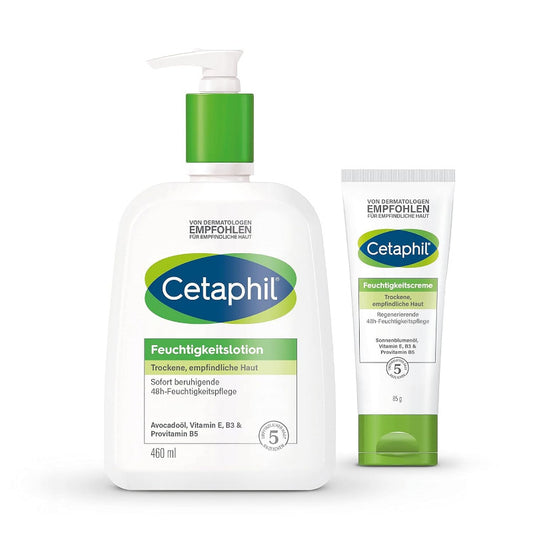 CETAPHIL Moisturizing Lotion 460ml + Moisturizing Cream 85g