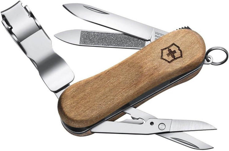 Victorinox Nail Clip 580 – Swiss Army Multitool with 8 Functions | Manicure & Pedicure Tool in Red