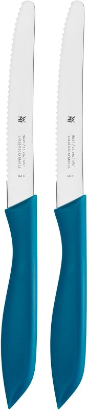 WMF Classic Line Breakfast Knife Set – 6-Pieces 23 cm Colorful Plastic Handles