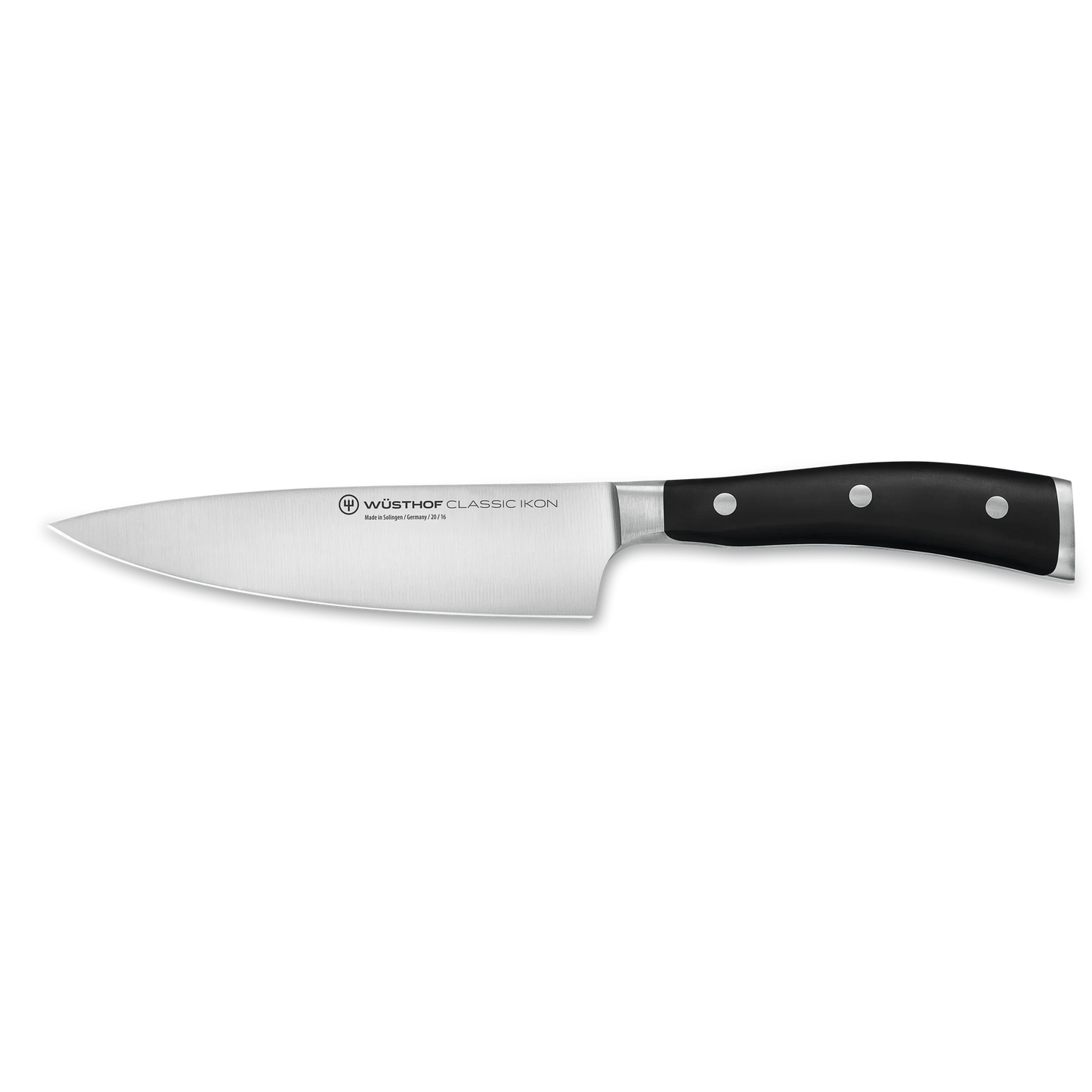 WÜSTHOF Classic Ikon Chef's Knife 20cm Black Premium German Kitchen Knife