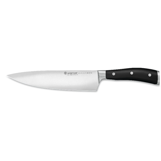 WÜSTHOF Classic Ikon Chef's Knife 20 cm – Black | Premium German Kitchen Knife