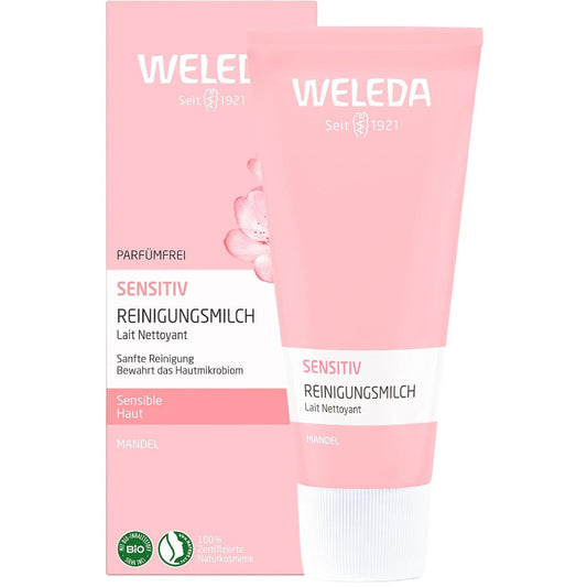 WELEDA Bio Almond Sensitive Cleansing Milk – 75ml