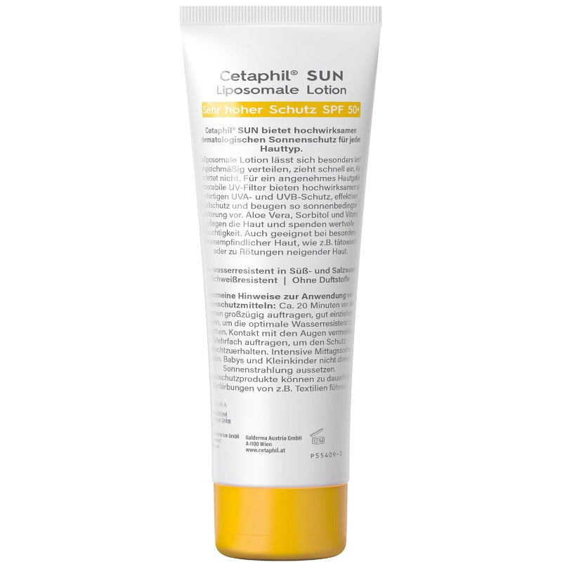 CETAPHIL SUN Liposomal Sunscreen Lotion SPF 50+ – 200ml | High UVA/UVB Protection for Sensitive & Dry Skin