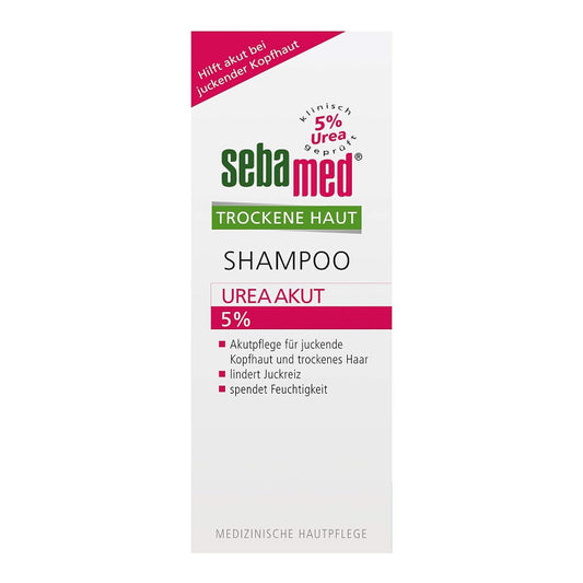 SEBAMED Urea Acute 5% Shampoo – Intense Relief for Dry, Itchy Scalp (200 ml)