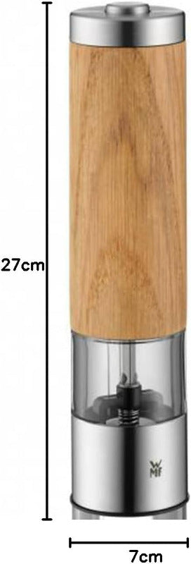 WMF Ceramill Electric Mill – 21.5 cm Oak Wood & Cromargan Stainless Steel