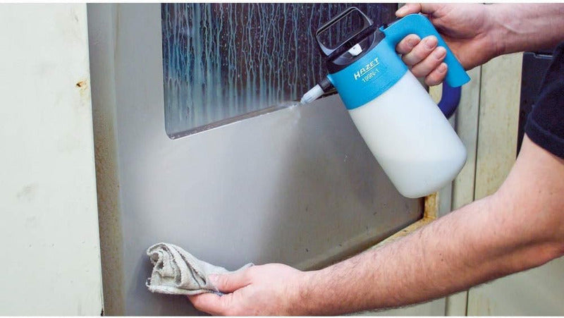 HAZET Pumpsprühflasche 199N-1 - Sprühflasche Zur Desinfektion Von Flächen, Gekapselter Pumpmechanismus, Besonders Hohe Beständigkeit Gegen Chemikalien, 1 L Nutzinhalt