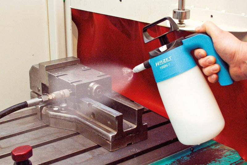 HAZET Pumpsprühflasche 199N-1 - Sprühflasche Zur Desinfektion Von Flächen, Gekapselter Pumpmechanismus, Besonders Hohe Beständigkeit Gegen Chemikalien, 1 L Nutzinhalt