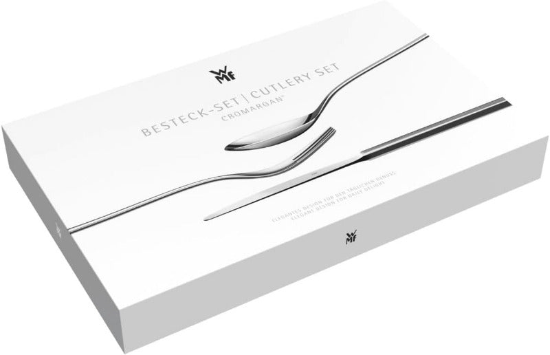 WMF Boston Stainless Steel Cutlery Set – 30-Piece for 6 People Polished Cromargan Steel
