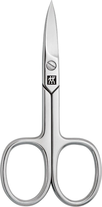 ZWILLING Maniküreset (10 Teilig, Komplettset Für Finger- Und Fußnägel, Echt Leder Etui Mit Metallrahmen), Edelstahl Poliert, Kroko Edition, Schwarz