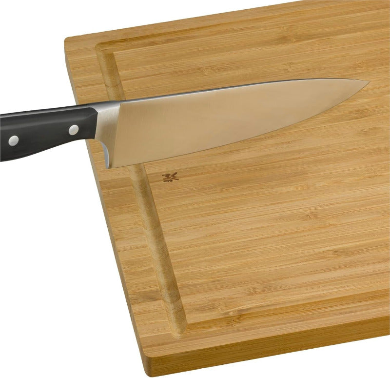 WMF Bamboo Cutting Board – 45 x 30 cm Large Wooden Carving Board with Juice Groove
