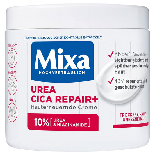 MIXA Urea Cica Repair+ Cream with Urea & Niacinamide – 400ml 