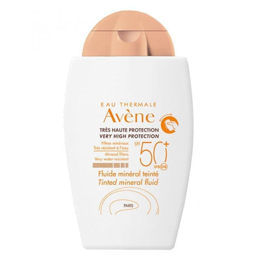 AVENE Mineral Tinted Sun Fluid SPF 50+ – 40ml for Sensitive Skin