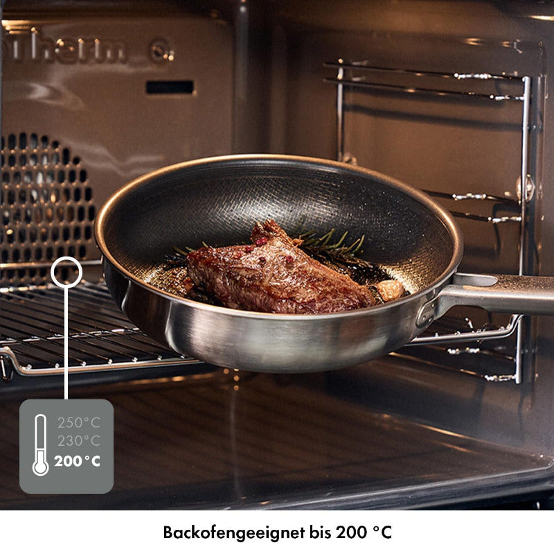Zwilling Joy plus Bratpfanne 28 Cm, Kratzfeste Antihaftbeschichtung Mit Schutzgitter, Für Alle Herdarten, Induktionsgeeignet, Spülmaschinengeeignet, Schwarz