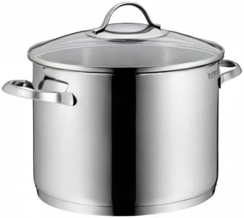 WMF Provence Plus Stockpot – 24 cm, 8.8L Induction & Oven Safe with Glass Lid
