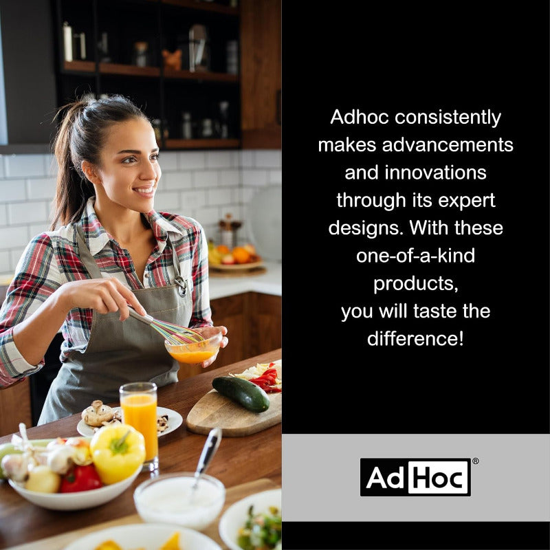 ADHOC MO31 Rocca Rocking Mortar – Cast Iron & Acacia Wood
