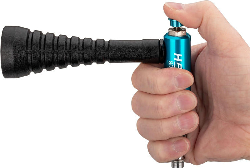 HAZET Turbo Air Blow Gun 9040T-1 with Swirl Nozzle – High-Pressure Dust & Chip Remover, 6 Bar