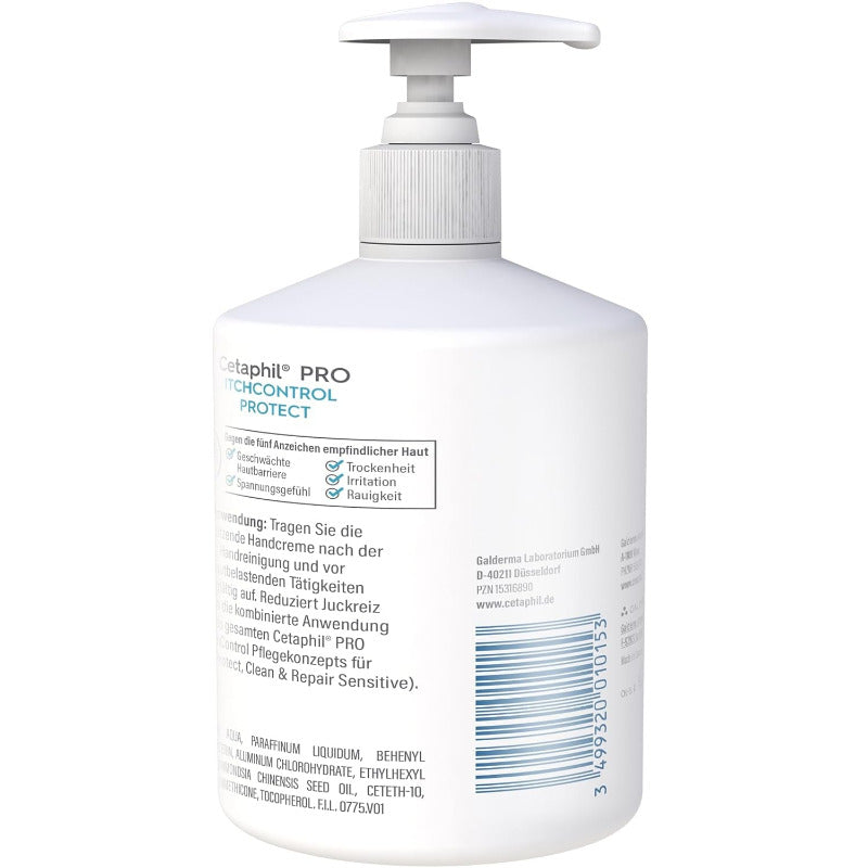 Cetaphil PRO ItchControl Protect Hand Cream – 500ml