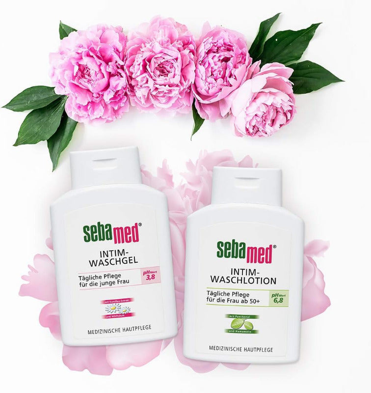 Sebamed Intim-Waschlotion Ph 6,8, Ab Den Wechseljahren, Reinigt Sanft Bei Trockenheit Im Sensiblen Intimbereich Und Unterstützt Den Natürlichen Schutz Gegen Reizfaktoren Und Die Feuchtigkeitsbalance