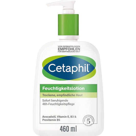 Cetaphil Moisturising Lotion 460ml – 48H Hydration for Dry & Sensitive Skin