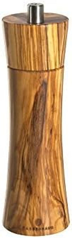 ZASSENHAUS Salt & Pepper Mill Set with Tray – Olive Wood