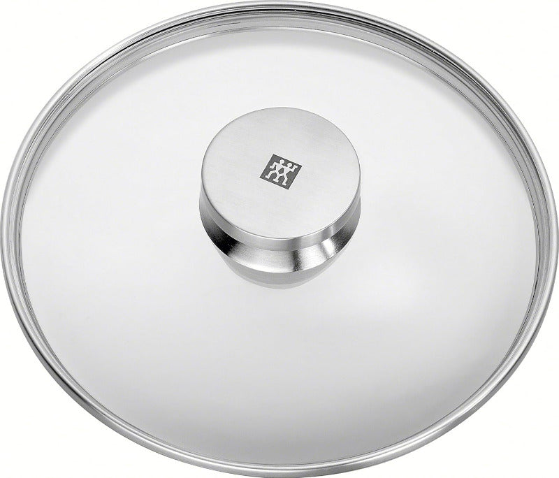 Zwilling Glass Lid 28 cm – Stainless Steel Rim, Transparent Tempered Glass Cover, Model 40990-928-0