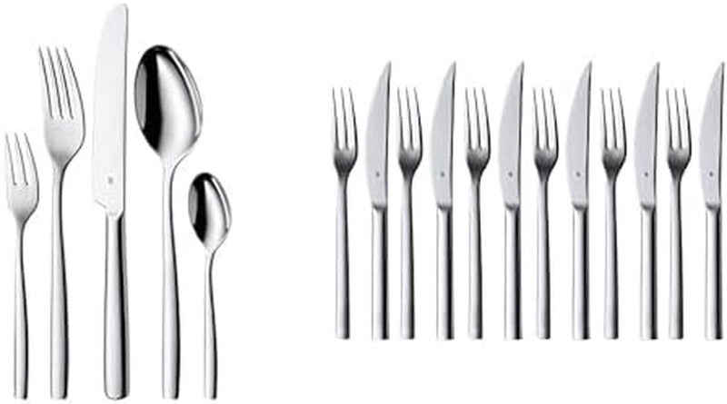 WMF Palma Cutlery Set – 60-Piece for 12 People Polished Cromargan Stainless Steel