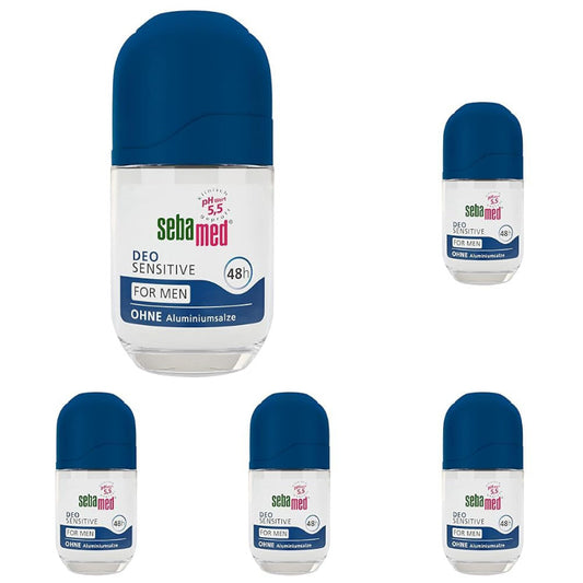 SEBAMED Balsam Deo Sensitive for MEN Roll-On – 5 Pack