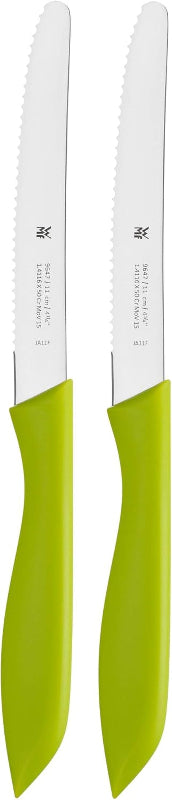 WMF Classic Line Breakfast Knife Set – 6-Pieces 23 cm Colorful Plastic Handles