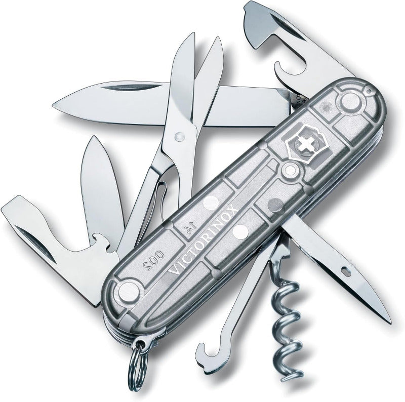 Victorinox Climber Swiss Army Knife – 14-in-1 Multitool Pocket Knife
