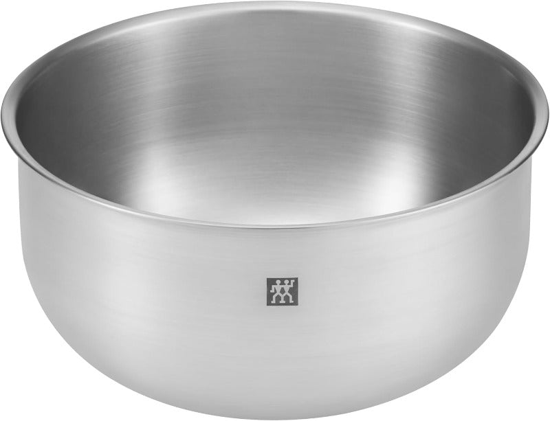 ZWILLING Prep Schüsselset, 3-Tlg, 18/10 Edelstahl, Salatschüssel, Rührschüssel, Durchmesser: 17, 21 & 25 Cm, Silber