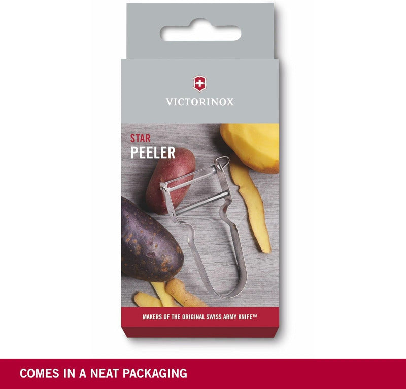 VICTORINOX STAR Peeler – Swiss Made Precision for Effortless Peeling
