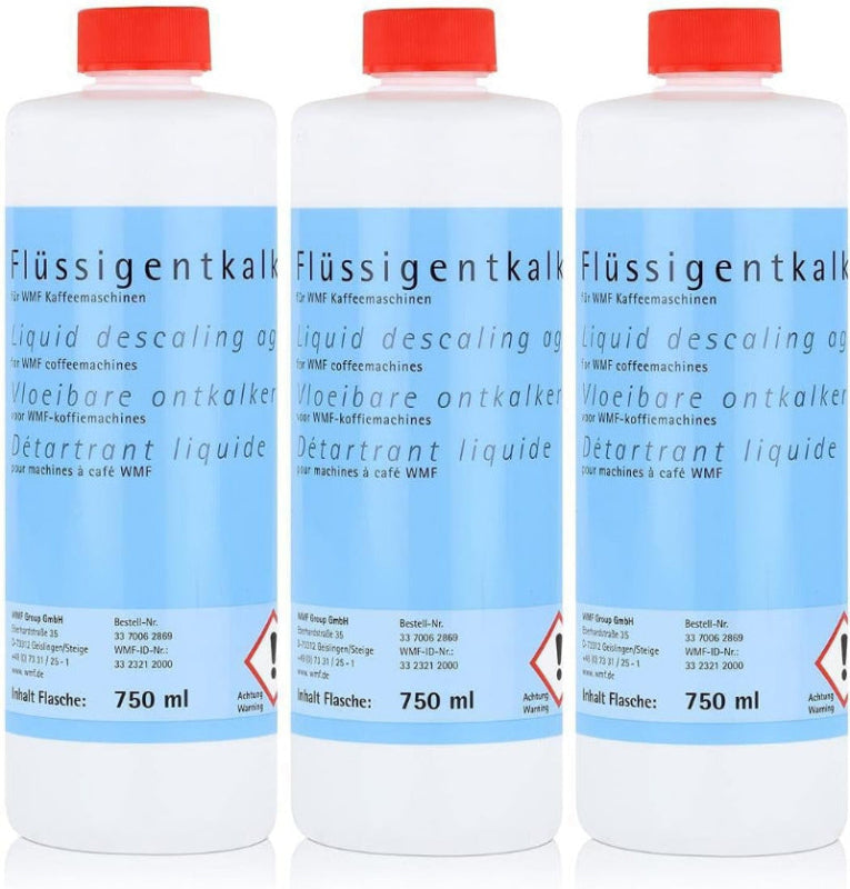 WMF Liquid Descaler 750 ml (3-Pack) – For WMF Coffee and Espresso Machines