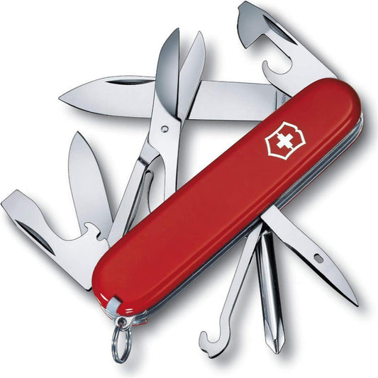 VICTORINOX Super Tinker Swiss Army Knife – 14-Function Multitool for Everyday Use