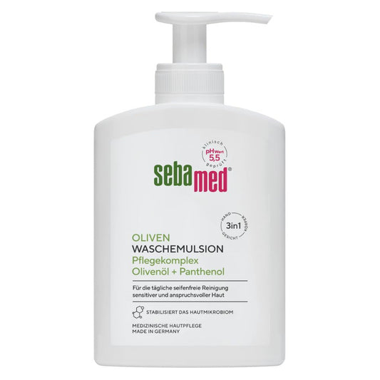 SEBAMED Liquid Face and Body Wash – Olive & Panthenol - 200ml