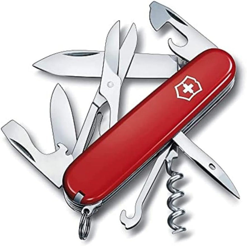 Victorinox Climber Swiss Army Knife – 14-in-1 Multitool Pocket Knife