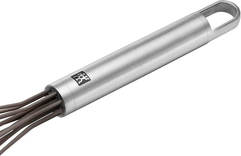 ZWILLING Pro Whisk – 28 cm | Stainless Steel & Silicone Balloon Whisk with Ergonomic Handle, Heat-Resistant, Silver