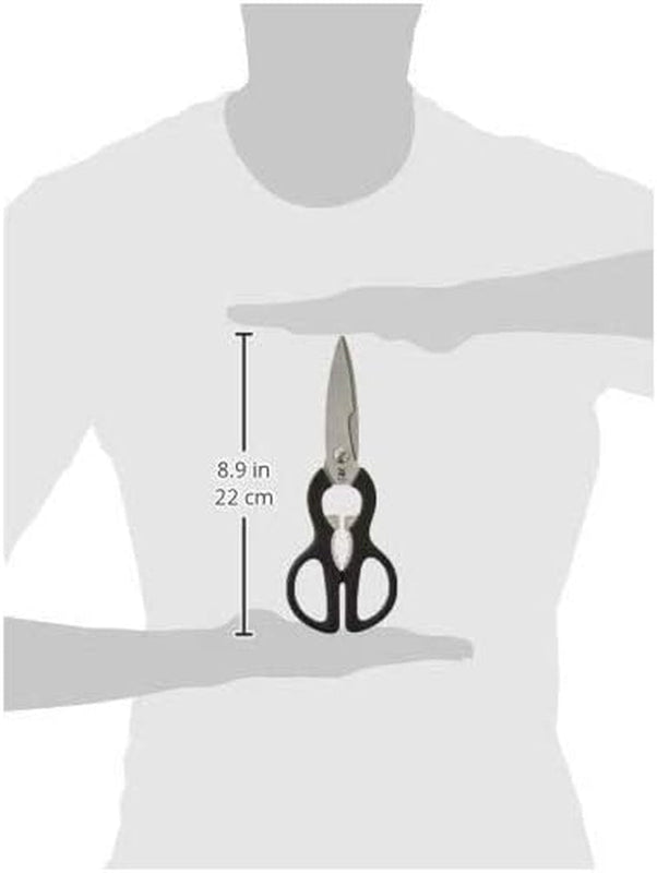 WMF Kitchen Scissors – 21 cm Universal Household Shears with Serrated Edge