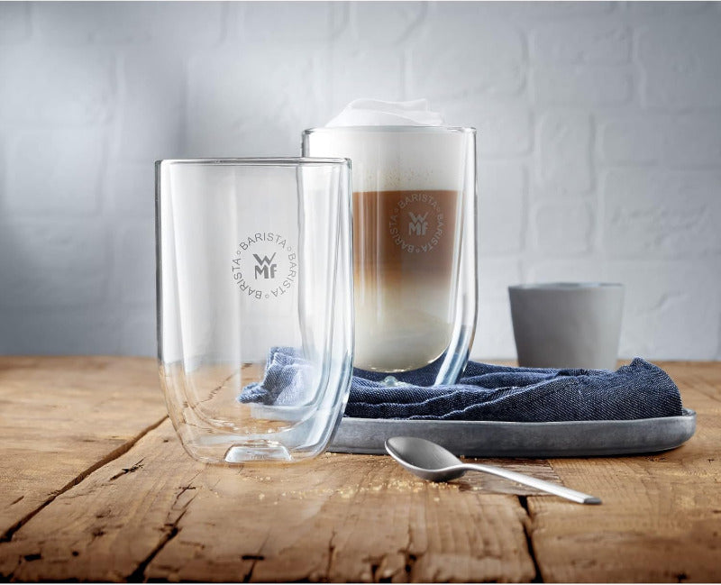 WMF Barista Glass Set – 2-Piece Double-Walled Latte Macchiato Glasses 280 ml