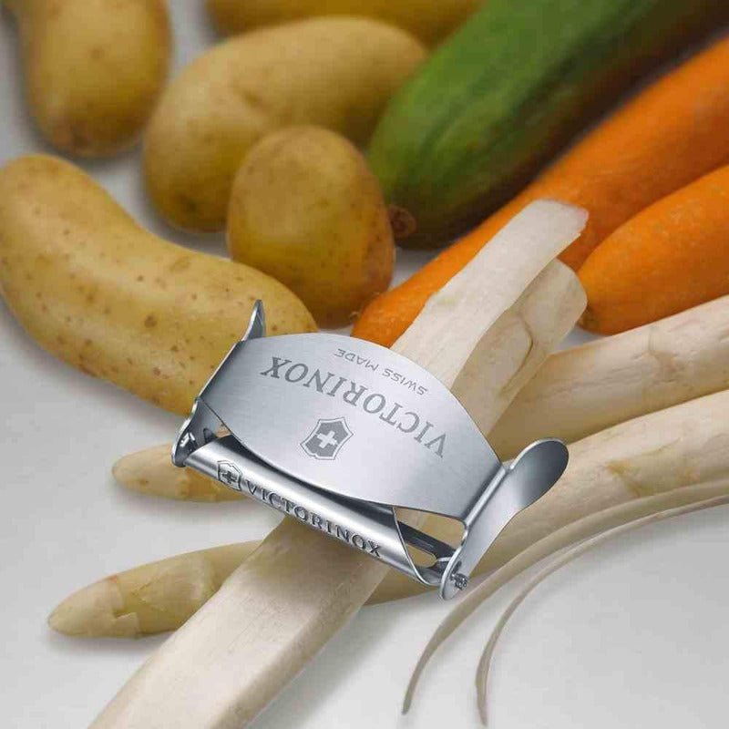VICTORINOX Stainless Steel Vegetable Peeler | Compact & Razor-Sharp