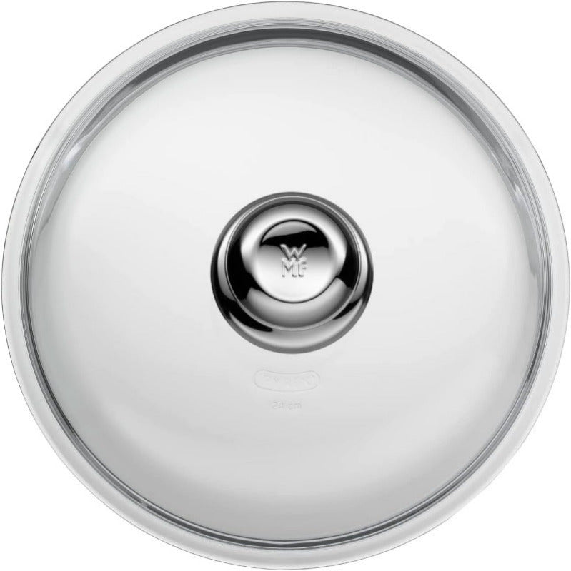 WMF Glass Pan Lid 24cm – Heat-Resistant Glass with Metal Knob